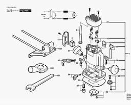 Skil 1845 spare parts