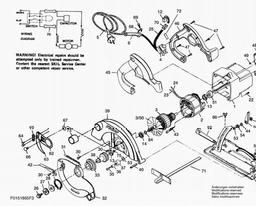 Skil 1865U3 spare parts