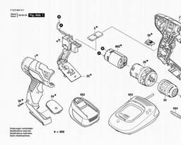 Skil 2421 spare parts