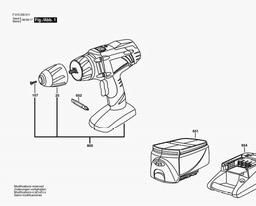 Skil 2502 spare parts