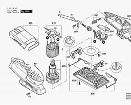 Skil 7351 spare parts