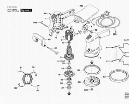 Skil 7430 H1 spare parts