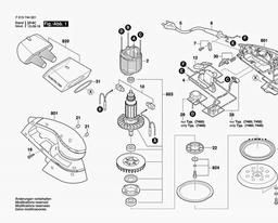 Skil 7460 spare parts