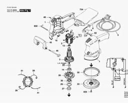 Skil 7500 H1 spare parts
