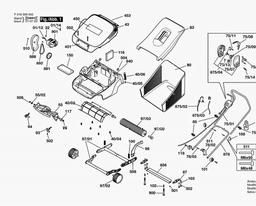 Bosch LAWNMOWER ELAN 32 spare parts