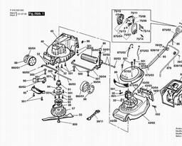Qualcast TURBO TRAK 35 spare parts