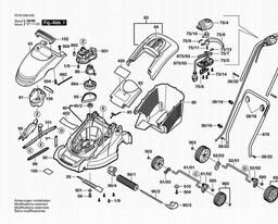 Qualcast POWER TRAK 34 spare parts