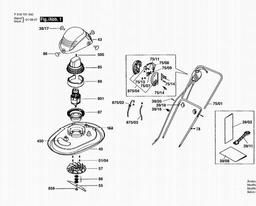 Qualcast EASI-LITE 34 spare parts
