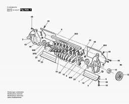 Atco SCARIFIER CASSETTE 14" spare parts