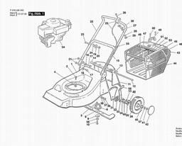 Qualcast QUADTRAK 45 spare parts