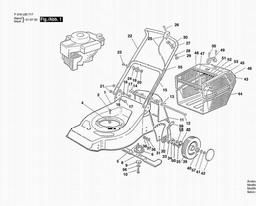 Qualcast PETROL ROTARY 18 spare parts
