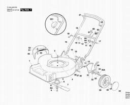 Qualcast TROJAN SIDE EJECTOR 18 spare parts