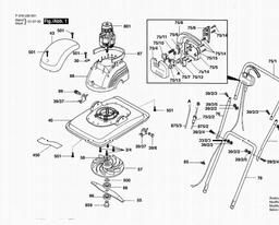 Qualcast CONTURA spare parts