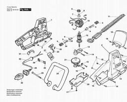 Qualcast HEDGECUTTER HC45 spare parts