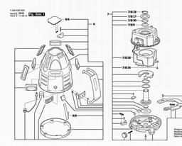 Bosch MLL08 spare parts
