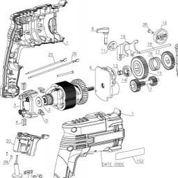 Bostitch BTE141K spare parts