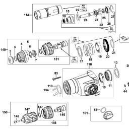 DeWalt D25134K spare parts
