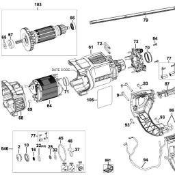 DeWalt D25263K spare parts