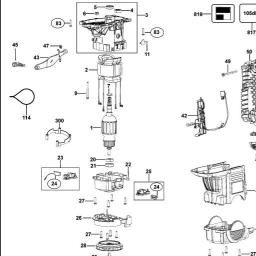 DeWalt D25652K spare parts