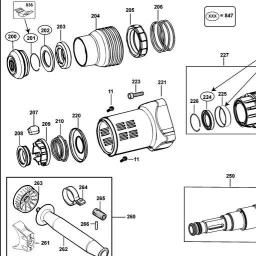 DeWalt D25761K spare parts