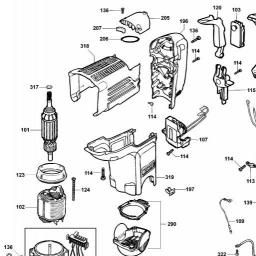 DeWalt D25850K spare parts