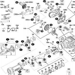 DeWalt D25980KB spare parts