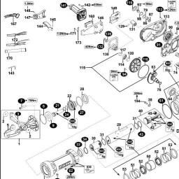 DeWalt D25981 spare parts