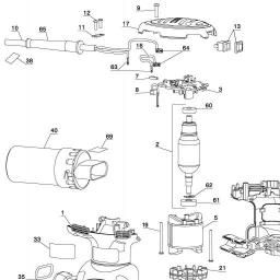 DeWalt D26441K spare parts