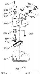 DeWalt D26673 spare parts