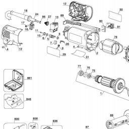 DeWalt D28110K spare parts