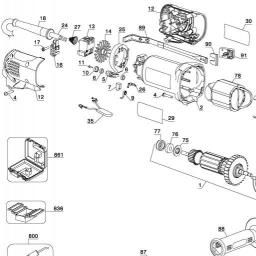 DeWalt D28113KD spare parts