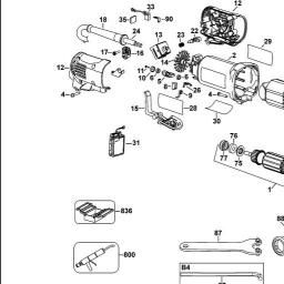 DeWalt D28114N spare parts
