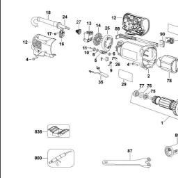DeWalt D28130K spare parts