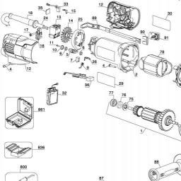 DeWalt D28133KD spare parts