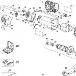 DeWalt D28134KD spare parts