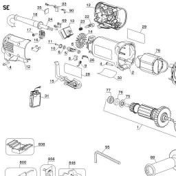 DeWalt D28144N spare parts