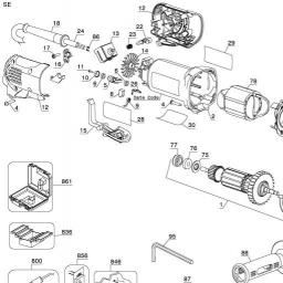 DeWalt D28402N spare parts