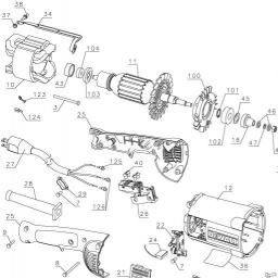 DeWalt D28493G spare parts