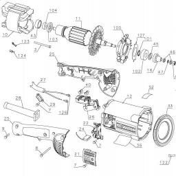 DeWalt D28493N spare parts