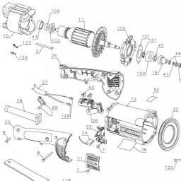 DeWalt D28494N spare parts