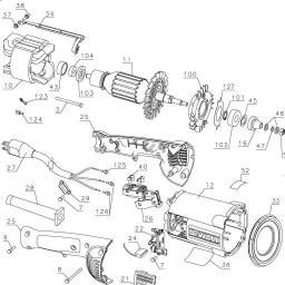 DeWalt D28497 spare parts
