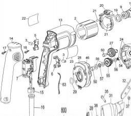 DeWalt D28605 spare parts