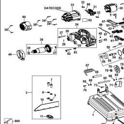 DeWalt D28730 spare parts
