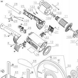 DeWalt D28754 spare parts