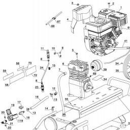 DeWalt D55672 spare parts