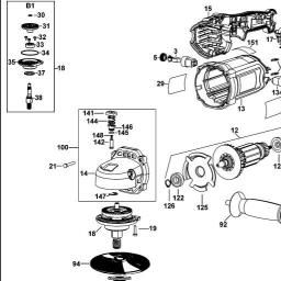 DeWalt D6138 spare parts