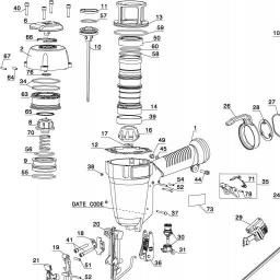 DeWalt DA250C spare parts