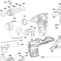 DeWalt DC232KL spare parts
