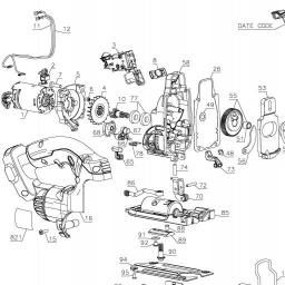 DeWalt DC330B spare parts