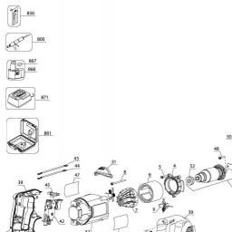 DeWalt DC385B spare parts